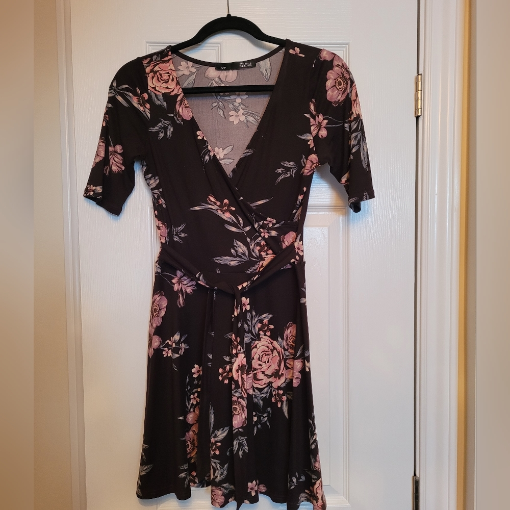Burgundy dress